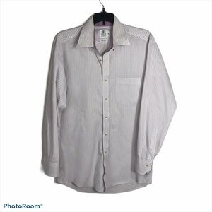 Brick House by Tokyo Purple Blue Button Down Large
